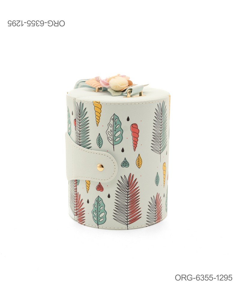 Organizador de Joyas con Detalle Decorativo – Estilo Tropical ORG6355