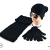 Conjunto unisex bufanda gorro y guantes