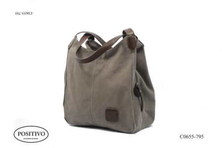 Bolso lona mediano c0655