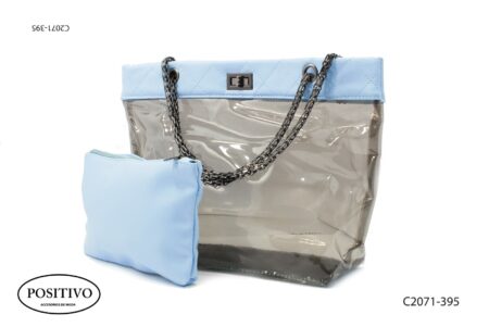 Bolso transparente con Necessaire c2071