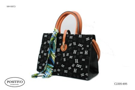 Cartera dama combinada con pañuelo c2205