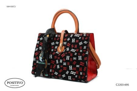 Cartera dama combinada con pañuelo c2203