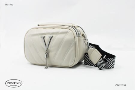 Cartera morral dama con llavero c2417