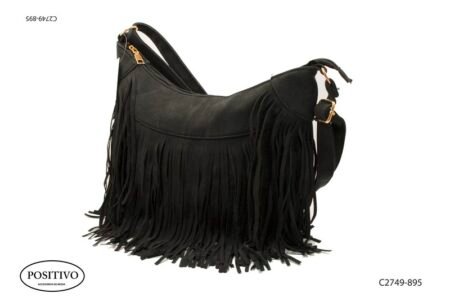 Cartera con flecos correa C2749