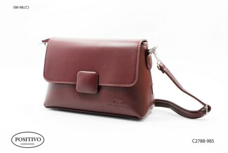 Cartera con broche y correa C2788