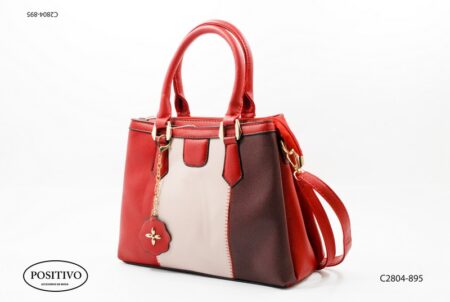 Cartera combinada con asas y correa C2804