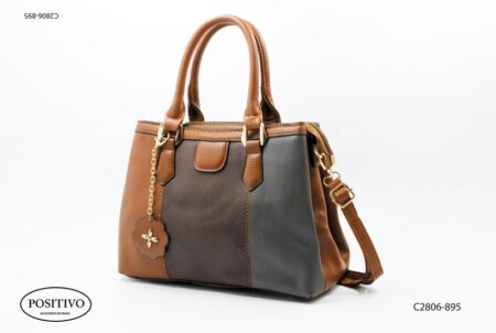 Cartera combinada con asas y correa C2806