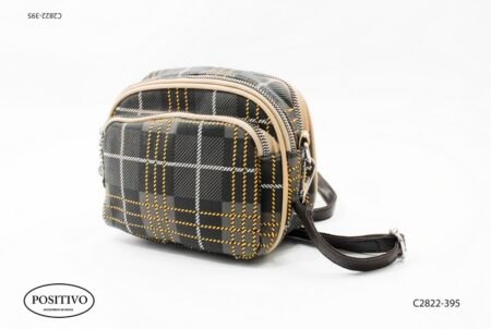 Morral escoces negro con correa C2822