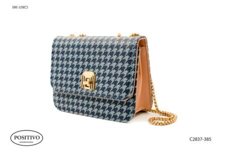 Cartera con broche y cadena C2837