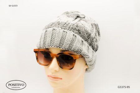 Gorro tejido con rayas G5375