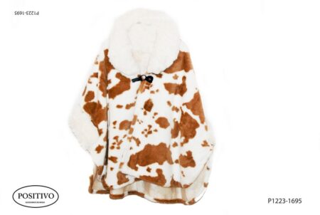 Poncho piel animal print P1223