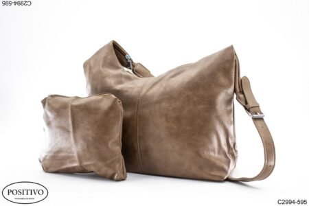 Carteras económica satinada con organizador C2994