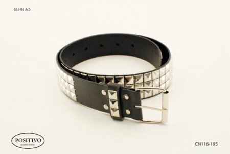 Cinto dama con tachas plateadas CN116