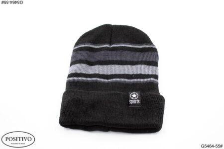 Gorro lana con rayas G5464