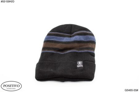 Gorro lana con rayas G5465