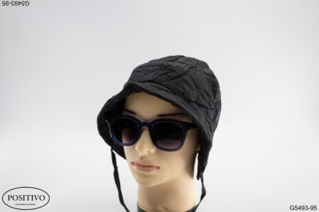Gorro con correa negro G5493