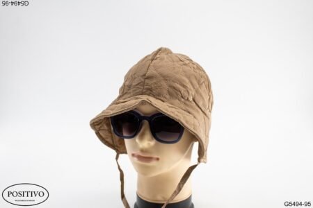 Gorro con correa negro G5494