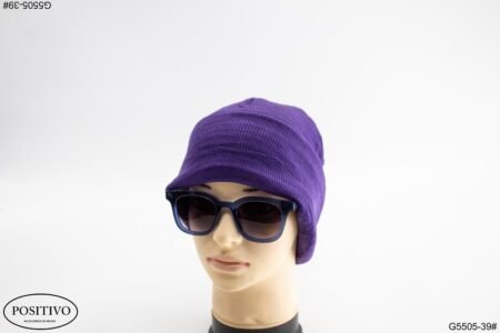 Gorro lana violeta G5505