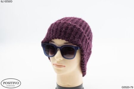 Gorro lana liso bordeaux G5520