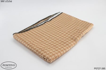 Pashmina estampado ocre P0727
