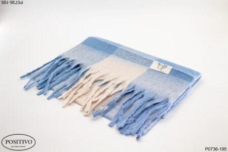 Pashmina cashmire a cuadros P0736