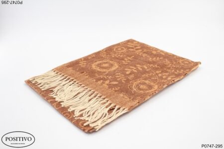 Pashmina ladrillo estampada P0747