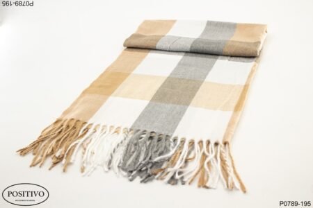 Pashmina a cuadros P0789