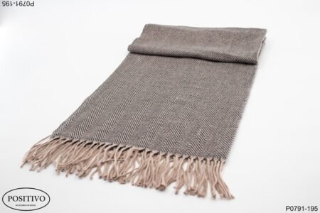 Pashmina lisa color gris P0791