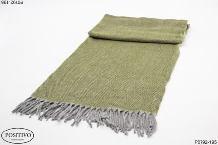 Pashmina lisa color verde P0792