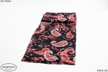 Pashmina estampada con arabescos P0818