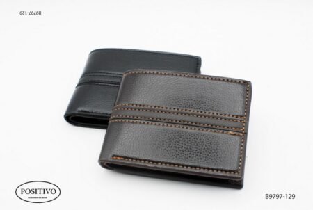 Billetera hombre con pespunte B9797