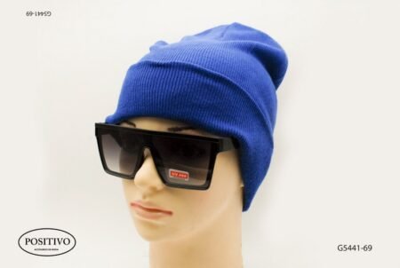 Gorro liso unisex azul G5441