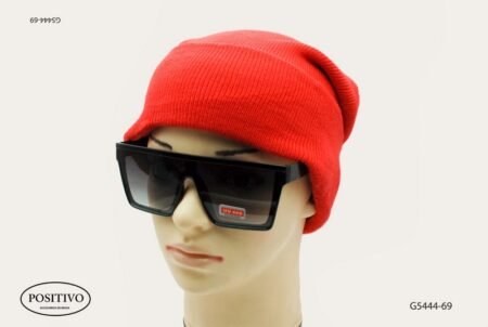 Gorro liso unisex rojo G5444